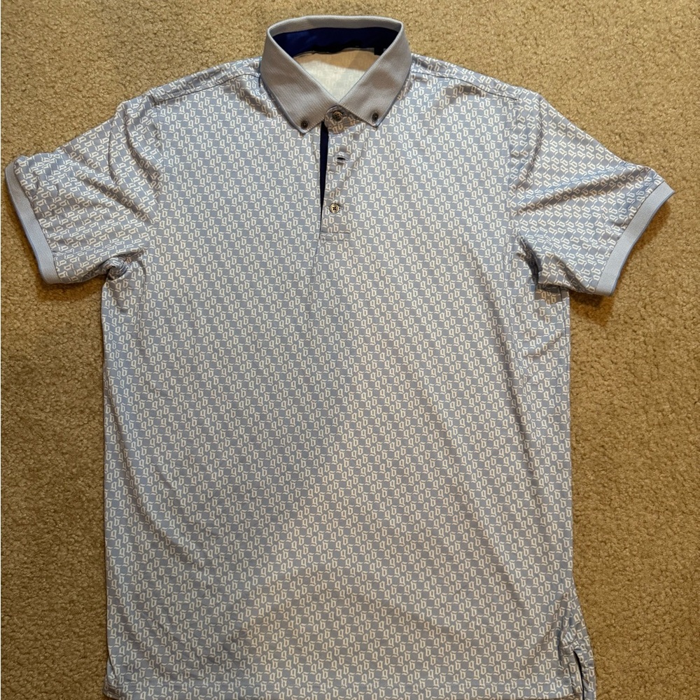 Greyson G Print Polo - Medium